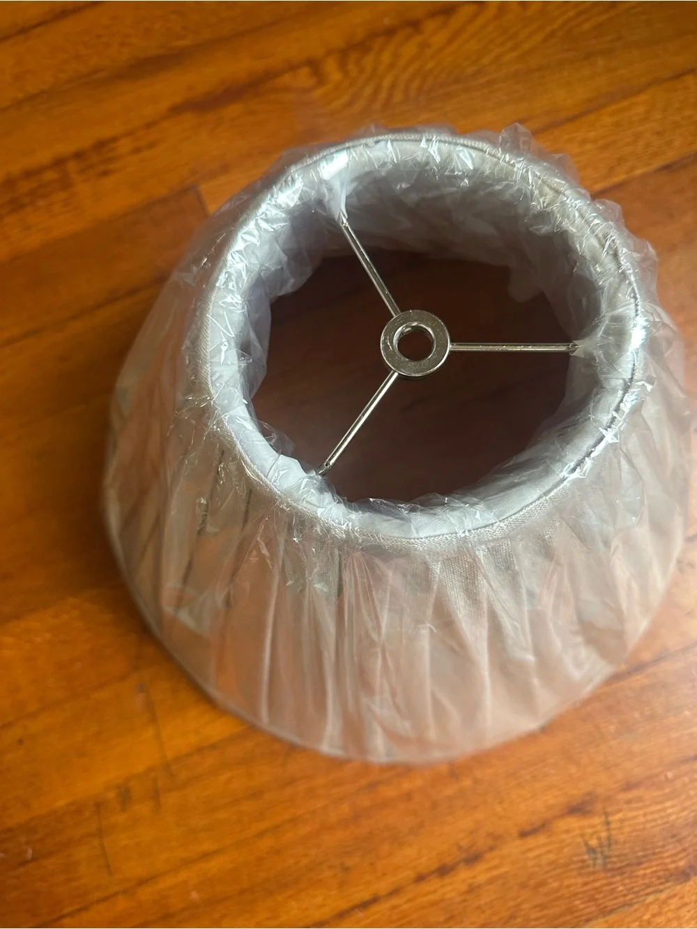 Drum Lamp Shade 5”x10”x14 Textured Beige Fabric New